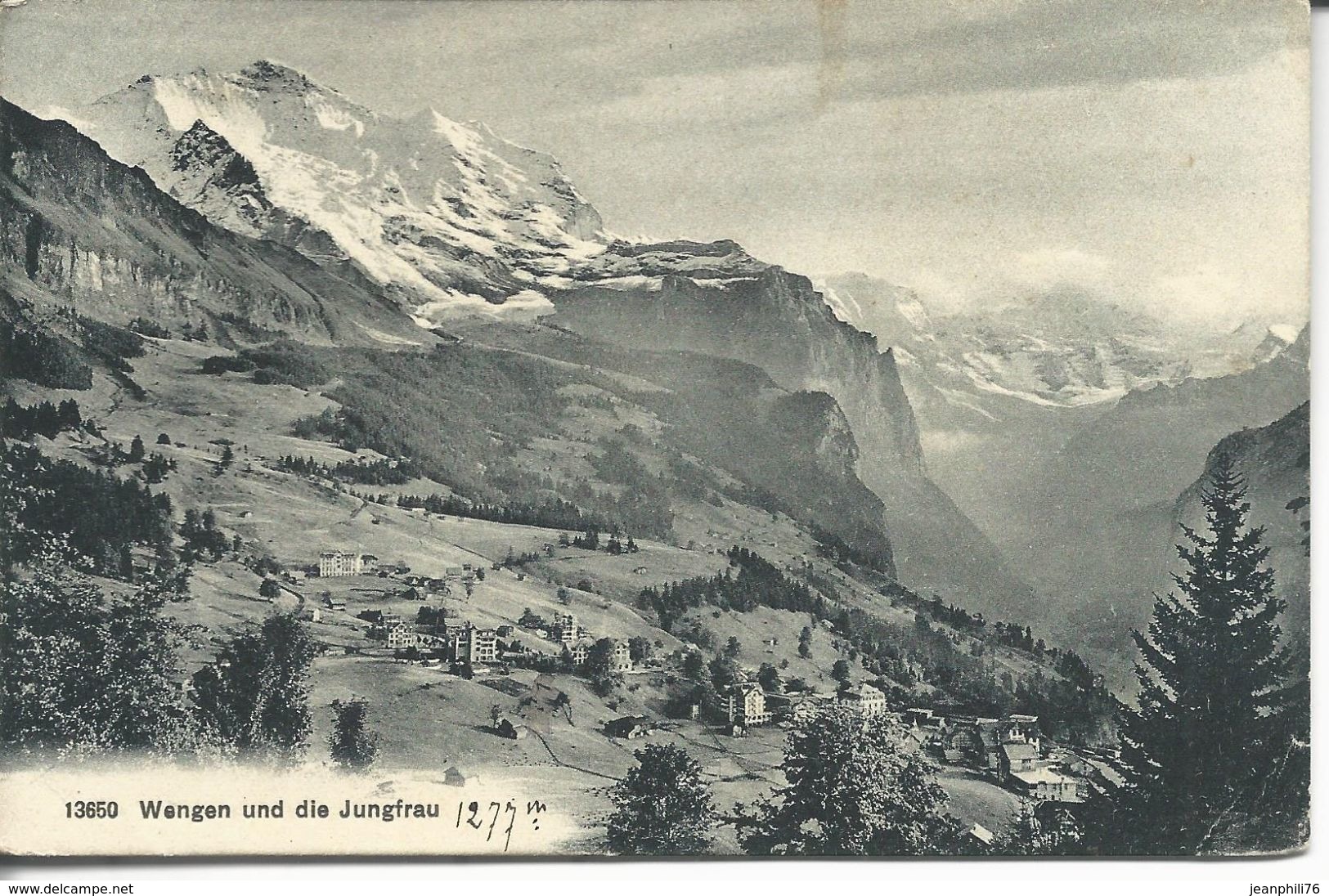 Internement Des Prisonniers De Guerre / Wengen- Suisse - Guerre De 1914-18