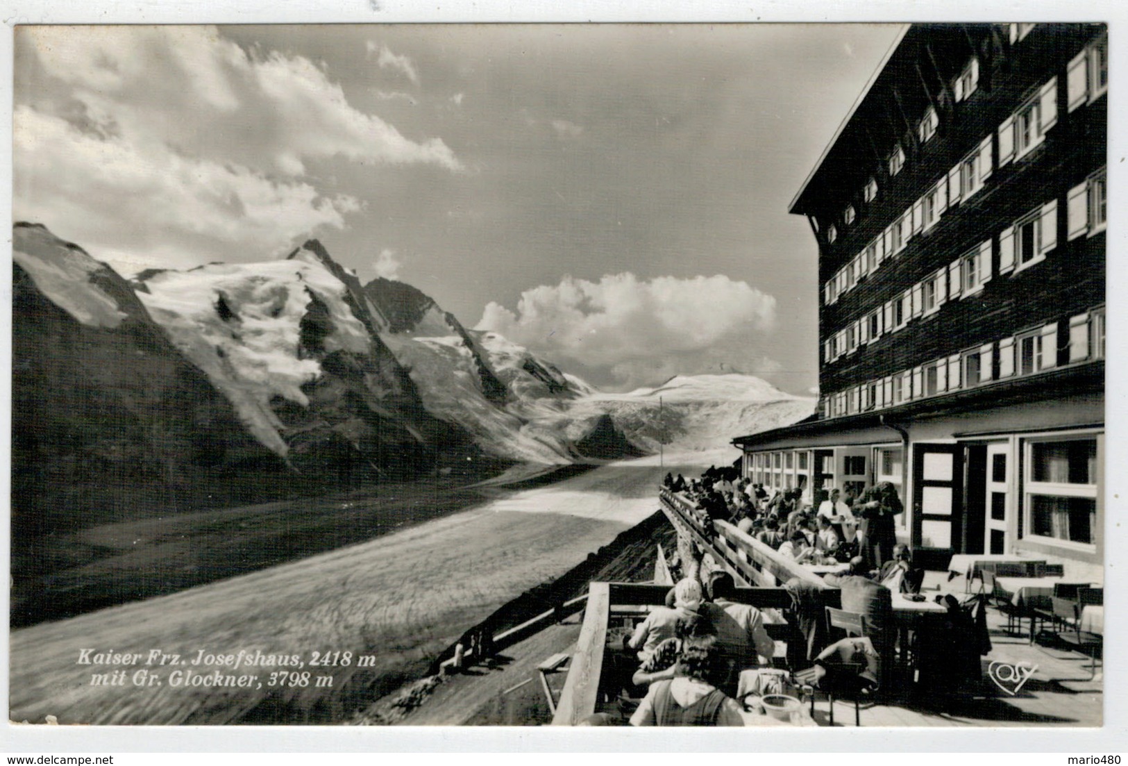 C.P.  PICCOLA   KAISER  FRANZ  JOSEFHAUS   MIT     GROSSGLOCKNER        (VIAGGIATA) - Altri & Non Classificati