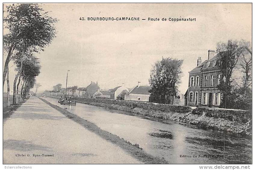 Bourbourg      59        Canal Et Route De Coppenaxfort       (voir Scan) - Andere & Zonder Classificatie