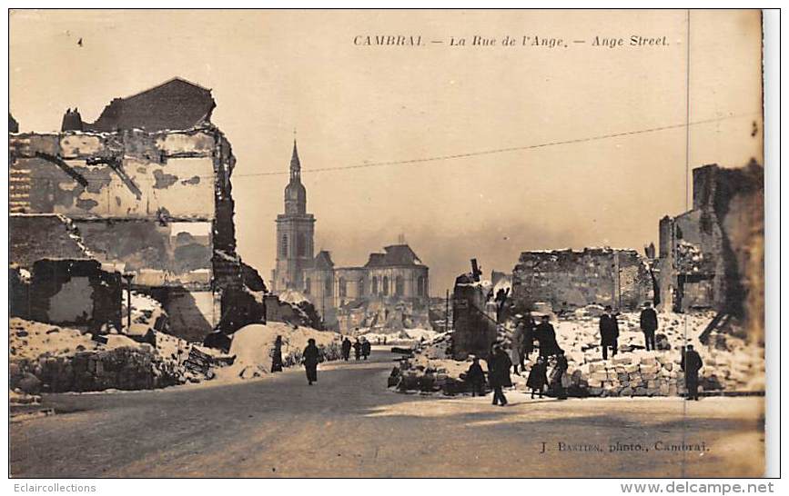 Cambrai       59         Ruines Rue De L'Ange    (voir Scan) - Cambrai