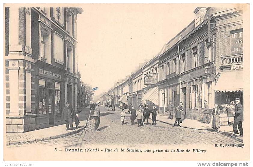 Denain     59         Rue De La Station                           (voir Scan) - Denain