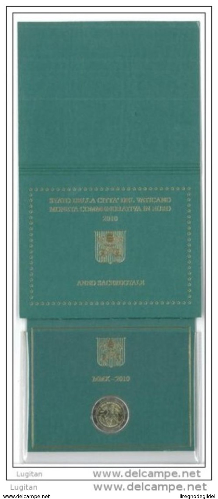 NUMISMATICA   - 2010 - 2€ - Anno Sacerdotale - In Folder - DUE EURO IN FOLDER ORIGINALE - FDC - Vaticano