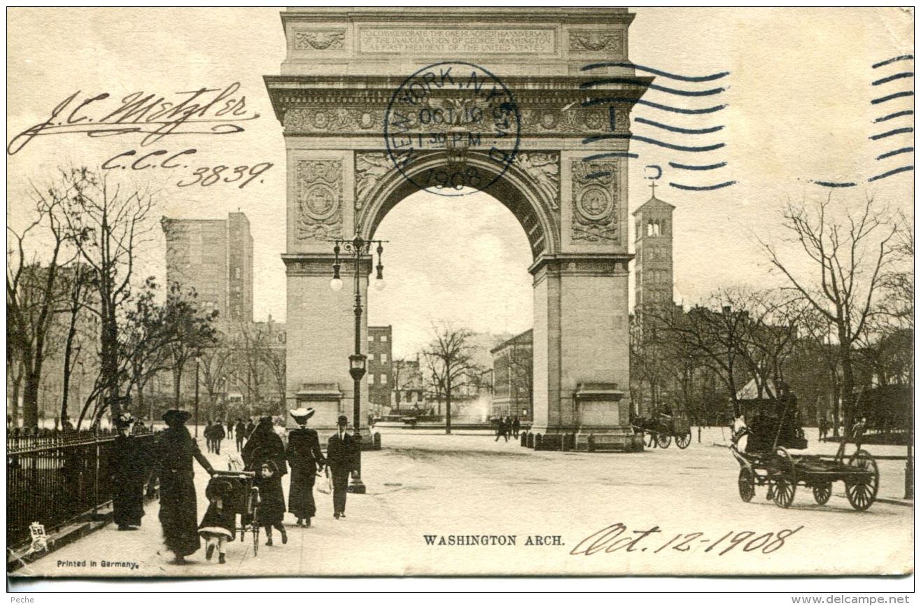 N°59355 -cpa Washington Arch - Autres & Non Classés