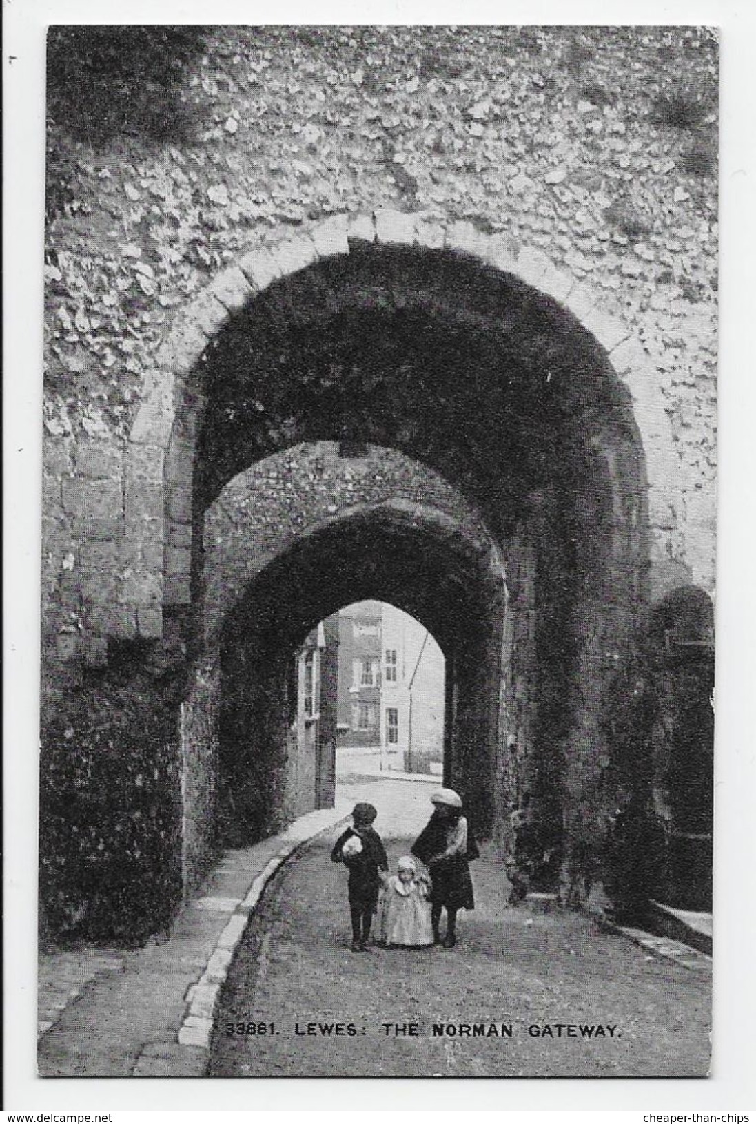 Lewes - The Norman Gateway. - Photochrom Grano 33881 - Other & Unclassified