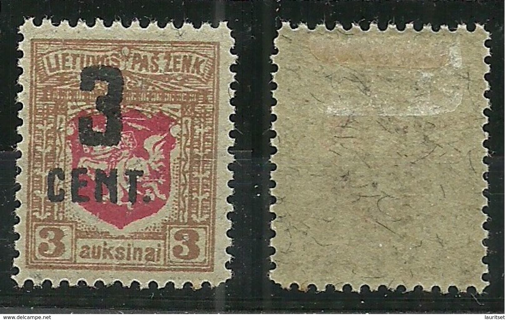 LITAUEN Lithuania 1922 Michel 152 * RRR - Litouwen