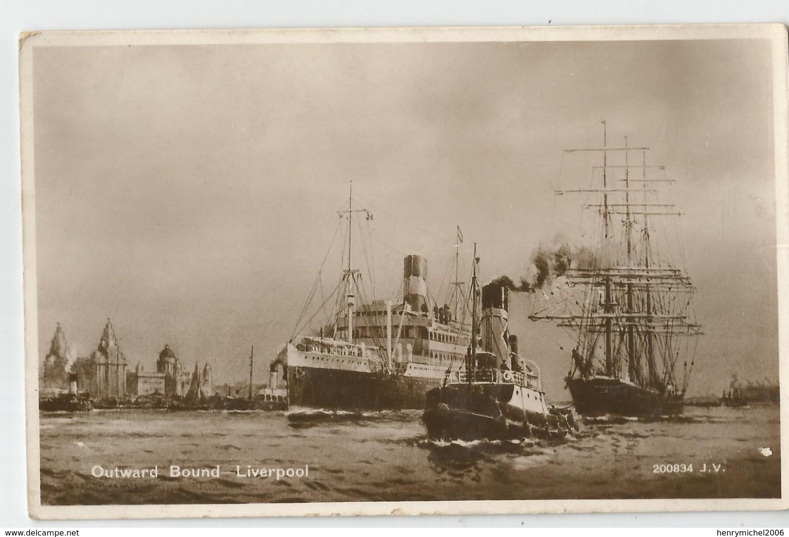 Angleterre Lancashire Liverpool Outward Bound Bateau Remorqueur - Liverpool