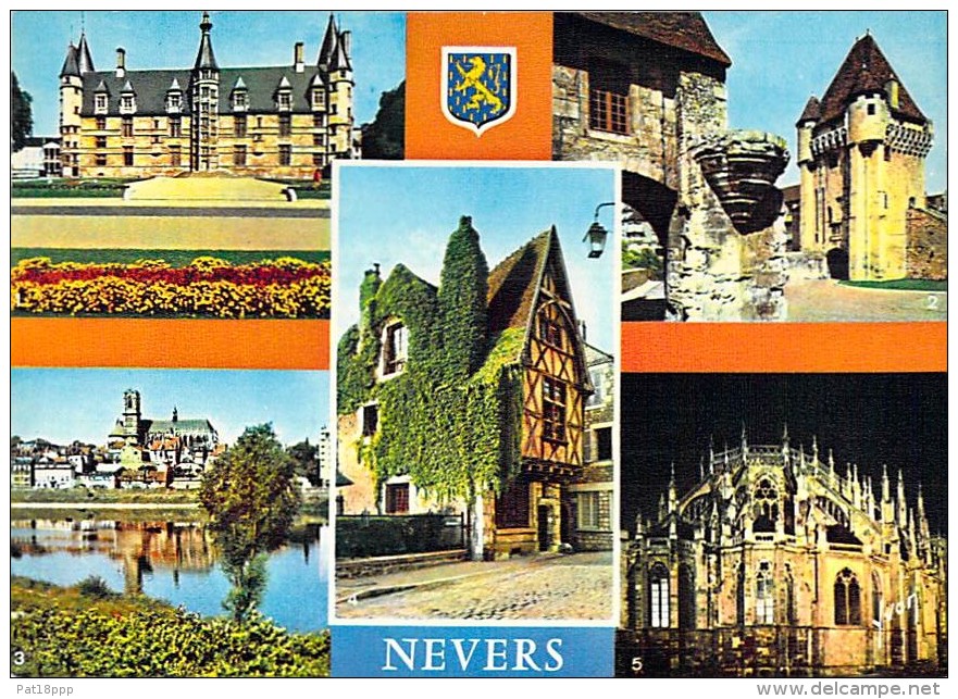 58 - NEVERS ** Lot De 6 Multivues Diversifiées ** CPM Grand Format - Nièvre - Nevers