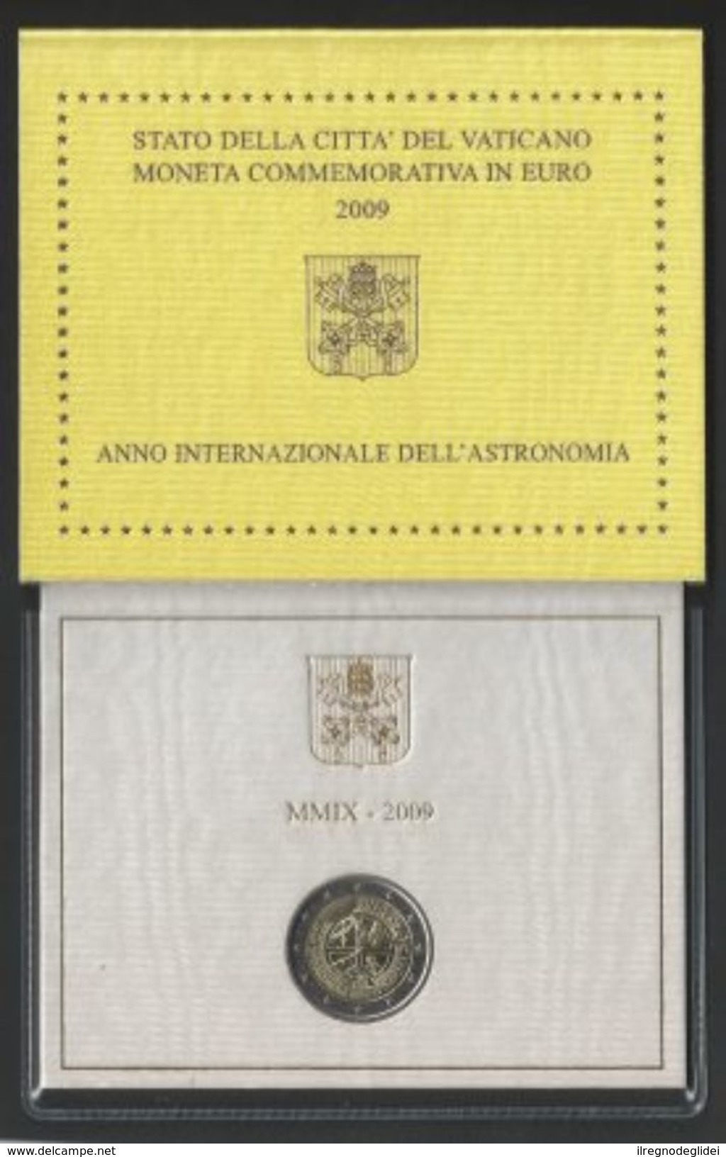 CITTA' DEL VATICANO - ANNO  2009 - 2€ Anno Dell’Astronomia - In Folder - Vaticano