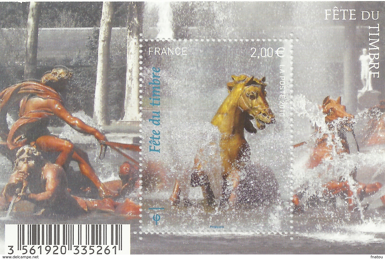 France, Stamp Day, Palace Of Versailles, 2010, MNH VF - Unused Stamps
