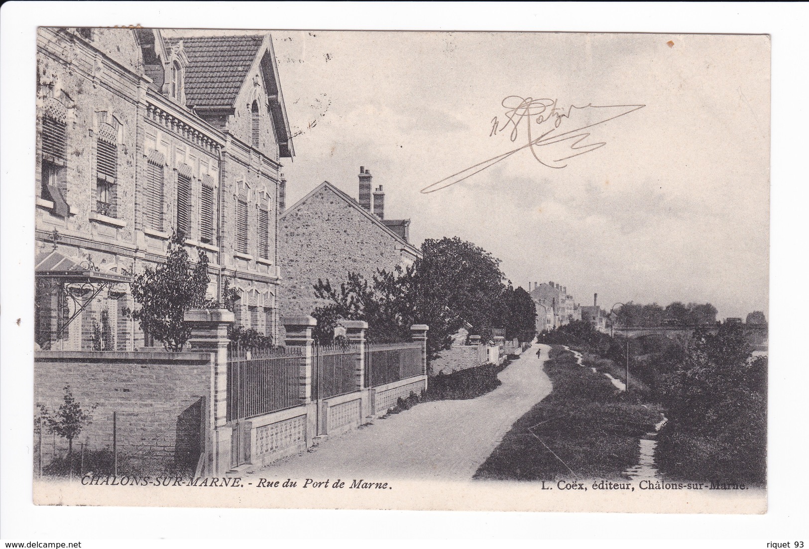 CHALONS SUR MARNE - Rue Du Port De Marne - Châlons-sur-Marne