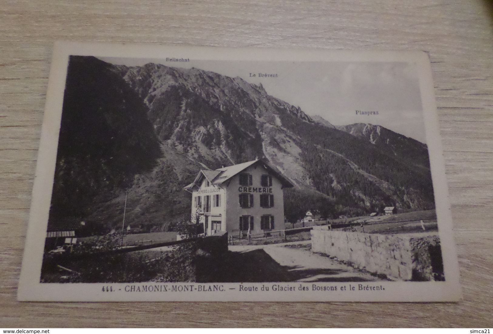 CARTE POSTALE CHAMONIX MONT BLANC ROUTE DU GLACIER ET LE BREVENT - Chamonix-Mont-Blanc