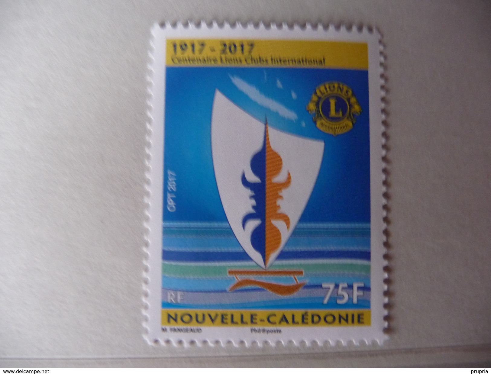 Nouvelle Caledonie  2017 " 100 Ans Du Lions Club"   1v - Unused Stamps