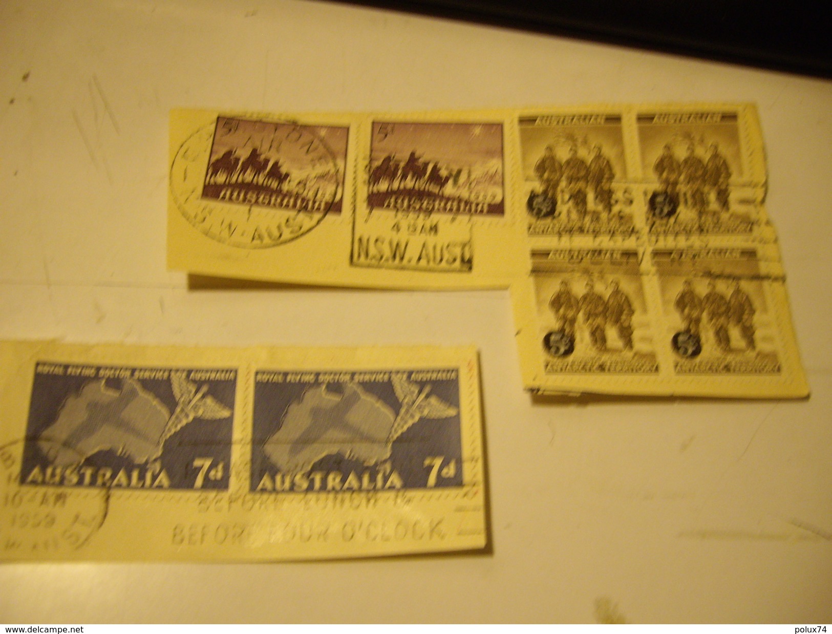 AUSTRALIE Stamp Sur Papier Obliteration A Voir - Marcophilie