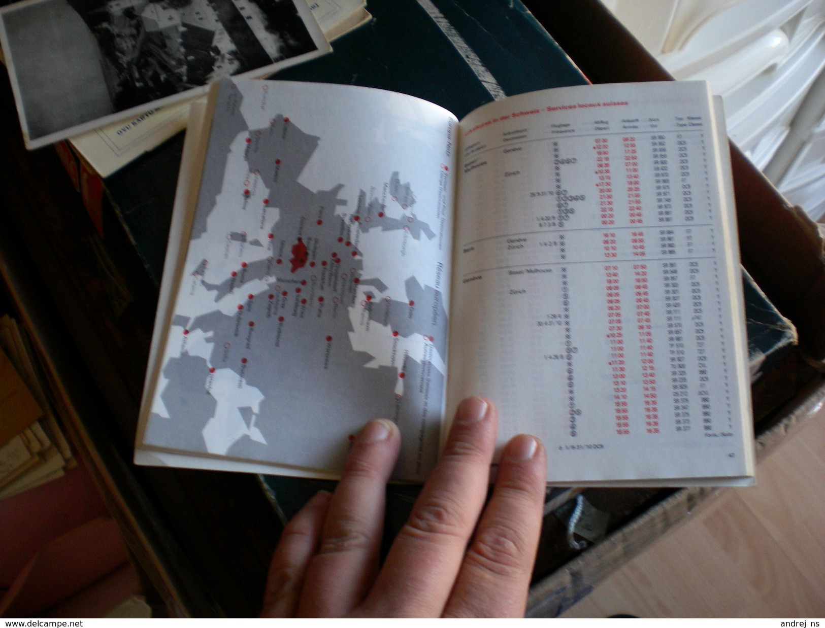 Swissair  Flugplan  Horaire 1971 - Tourism Brochures