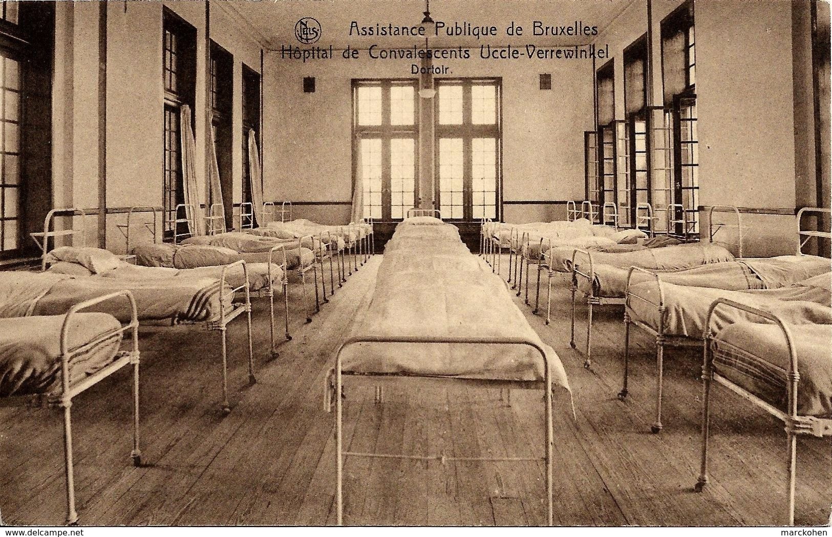 BRUXELLES (1180) : Dortoir De L'Hôpital De Convalescents De L'Assistance Publique De Bruxelles, à Verrewinkel. CPA. - Gesundheit, Krankenhäuser