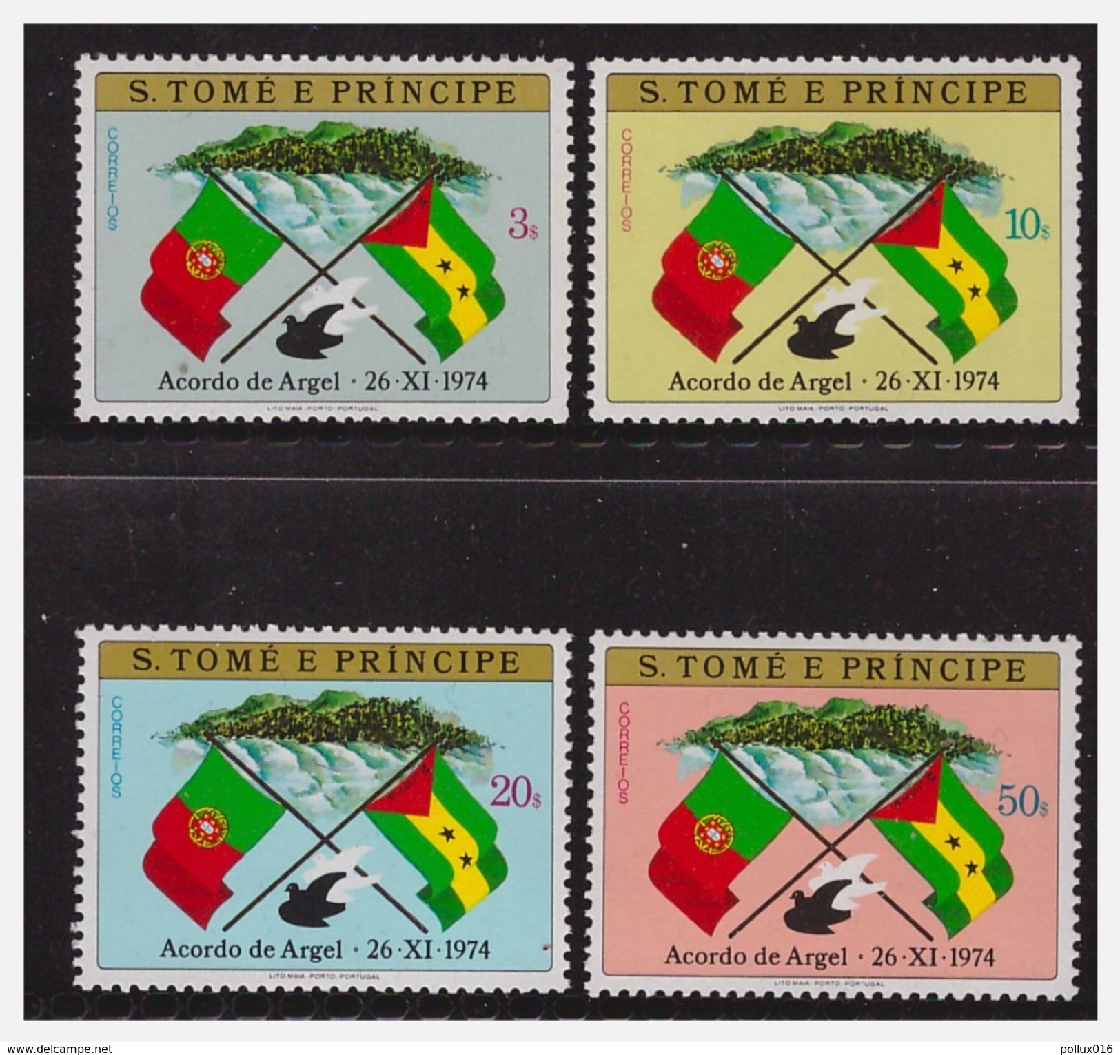 1012 Sao Tome 1974 Flag MNH - Sao Tome En Principe