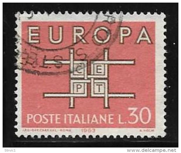 Italy, Scott # 880 Used EUROPA, 1963 - 1961-70: Used