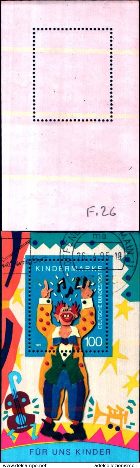 85308) Germania/Germany Repubblica Federale 1993 Bf Per Noi Bambini Usato - 1e Jour – FDC (feuillets)