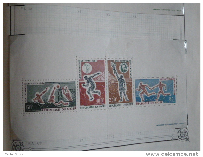 Jeux Olympiques De Tokyo 1964 - Lot De 8 Blocs MNH N** De Divers Pays D'Afrique Niger Mali Congo Cameroun Mauritanie Etc - Summer 1964: Tokyo