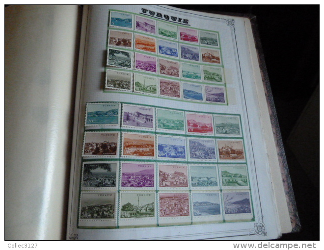 Turquie - 2 Series Completes Sur Page D'Album N* 40 Timbres - Other & Unclassified