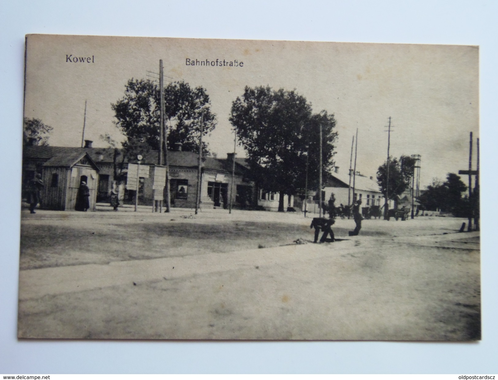 Ukraine 355 Kowel Kovel 1910 Editor 26721 Bahnhof Strasse - Ucraina