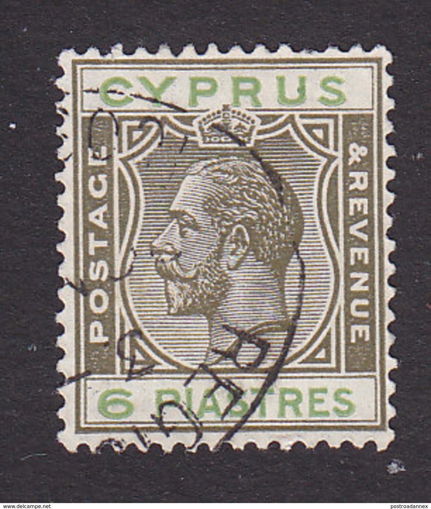 Cyprus, Scott #103, Used, George V, Issued 1924 - Chypre (...-1960)