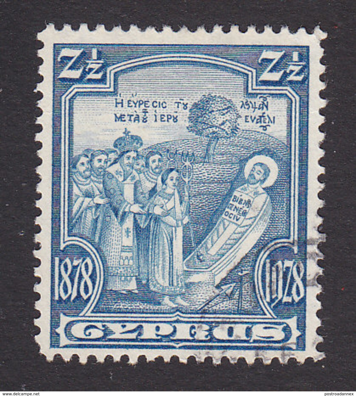 Cyprus, Scott #117, Used, Discovery Of Body Of St Barnabas, Issued 1928 - Chypre (...-1960)