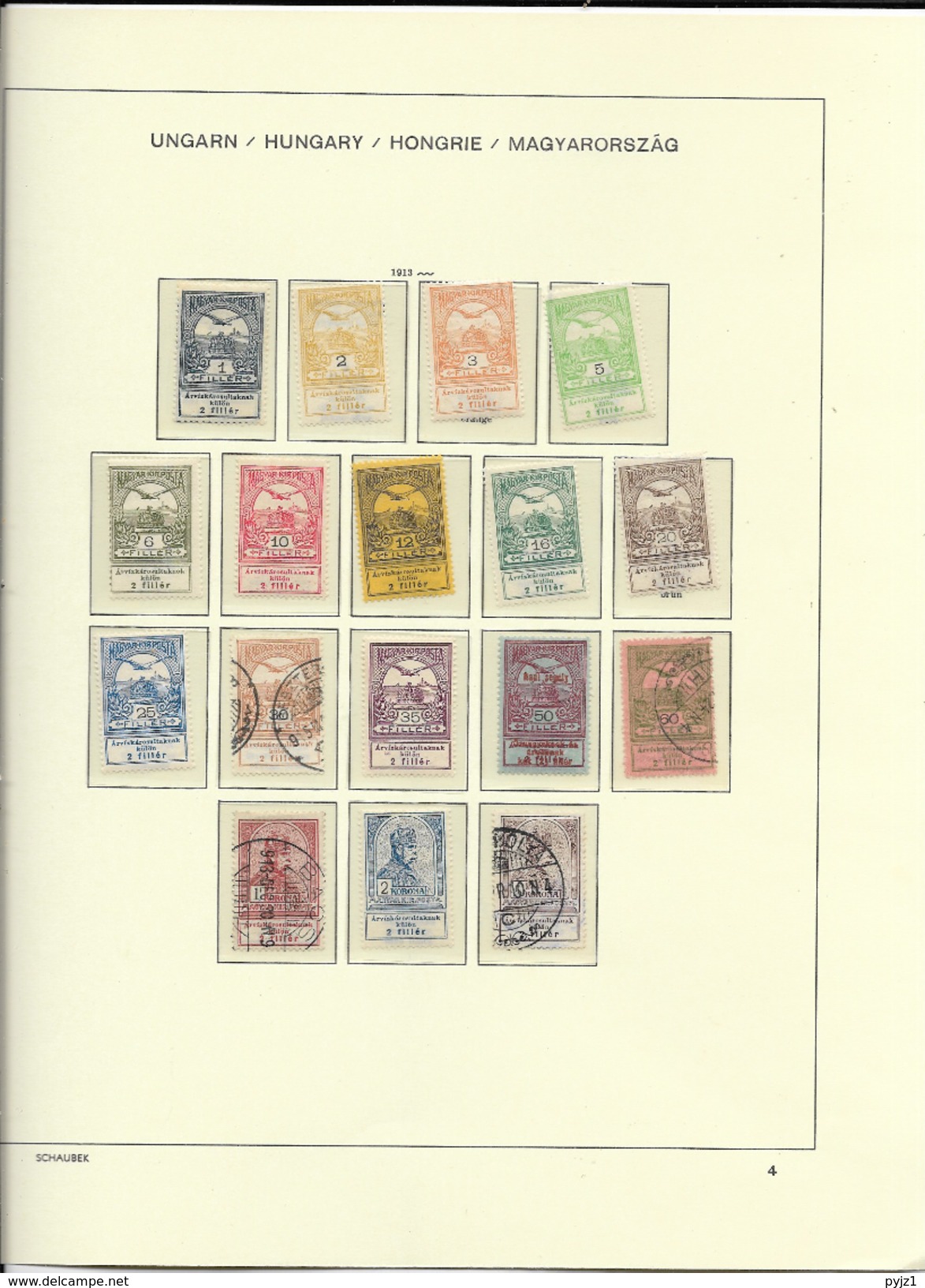 Hungary Nice Collection Up To 1944 - Collections (with Albums)