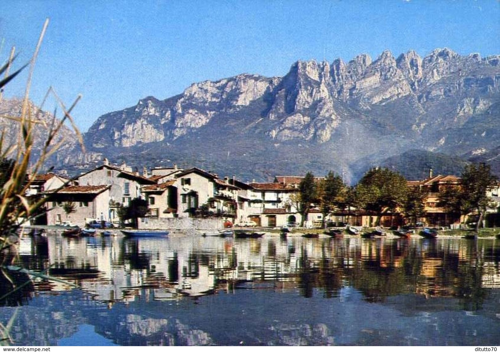 Lecco - Pescarenico - Sullo Sfondo Il Resegone - 140-045 - Formato Grande Non Viaggiata – E 3 - Lecco