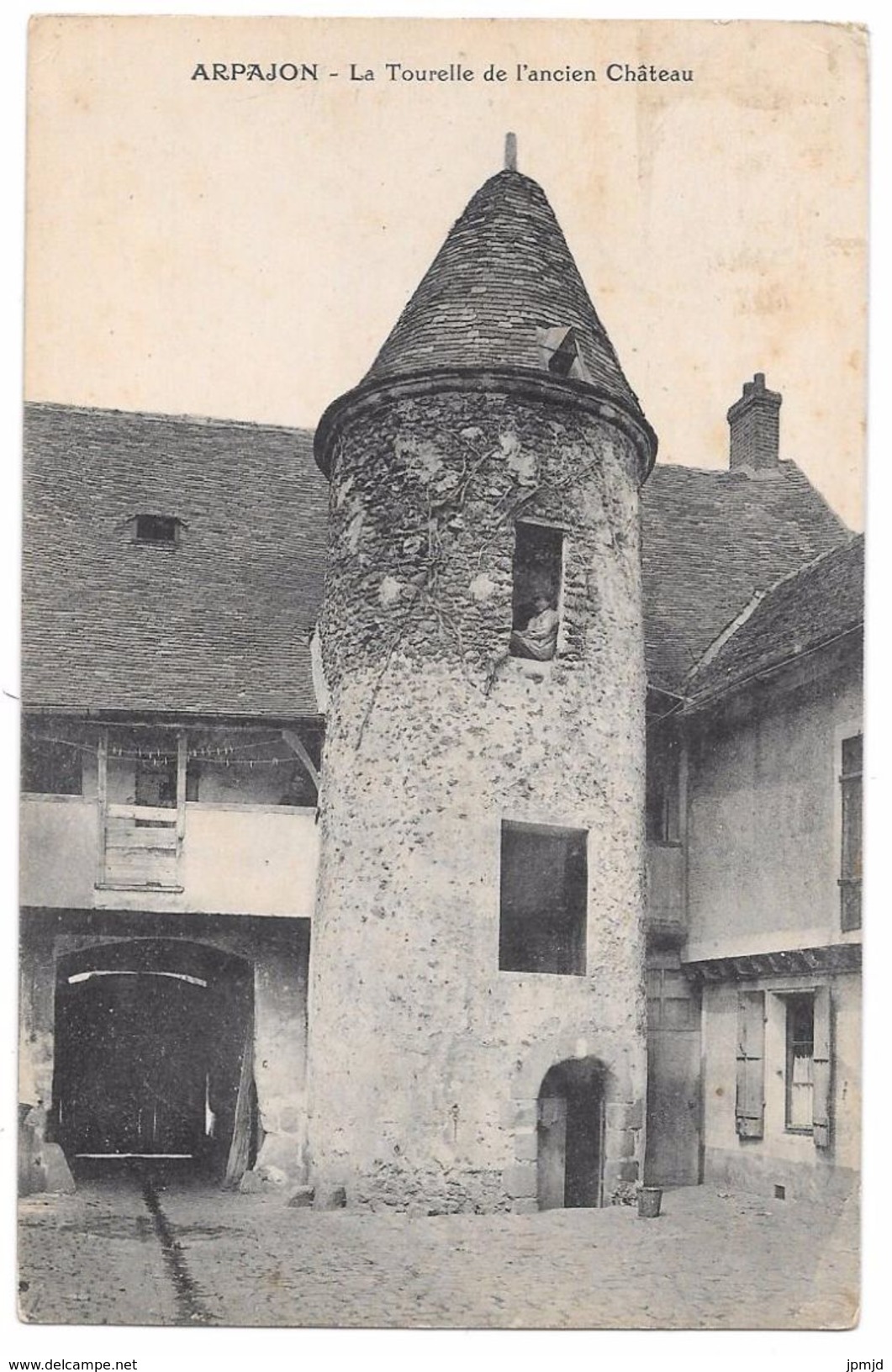 91 - ARPAJON - La Tourelle De L'ancien Château - Ed. A. Deflers à Arpajon - 1922 - Arpajon