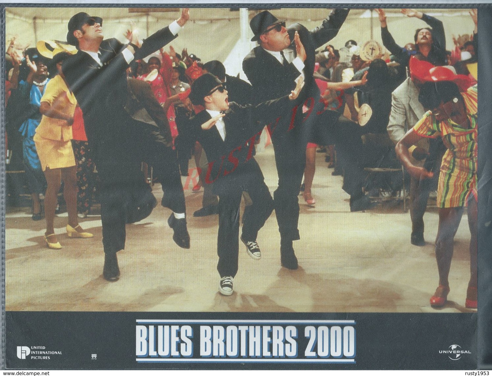 ORIGINALE AFFICHE 27X21 DE CINEMA BLUES BROTHERS 2000 AFFICHE SCANNER DANS SA POCHETTE POUR NE PAS PLIER : - Posters