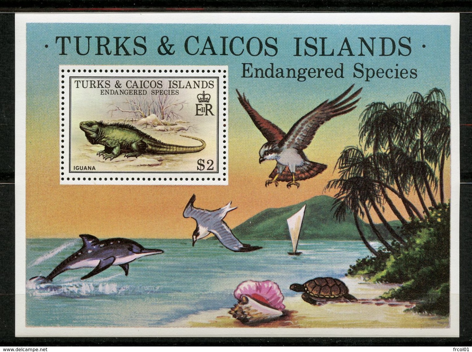 Turks & Caicos, Yvert BF14, Scott 385, MNH - Turks- En Caicoseilanden