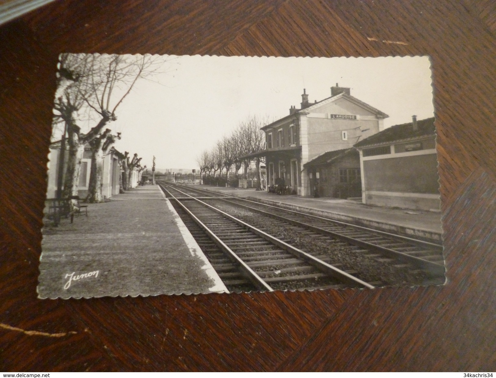 CPSM 30 Gard L'Ardoise La Gare  TBE - Autres & Non Classés