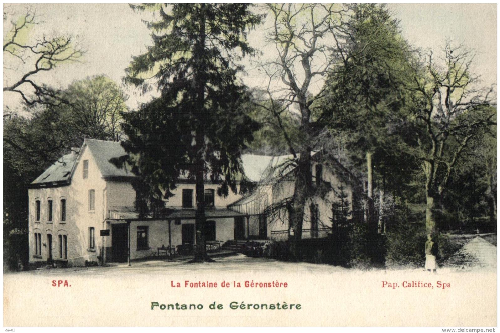 BELGIQUE - LIEGE - SPA - La Fontaine De Géronstère. - Spa