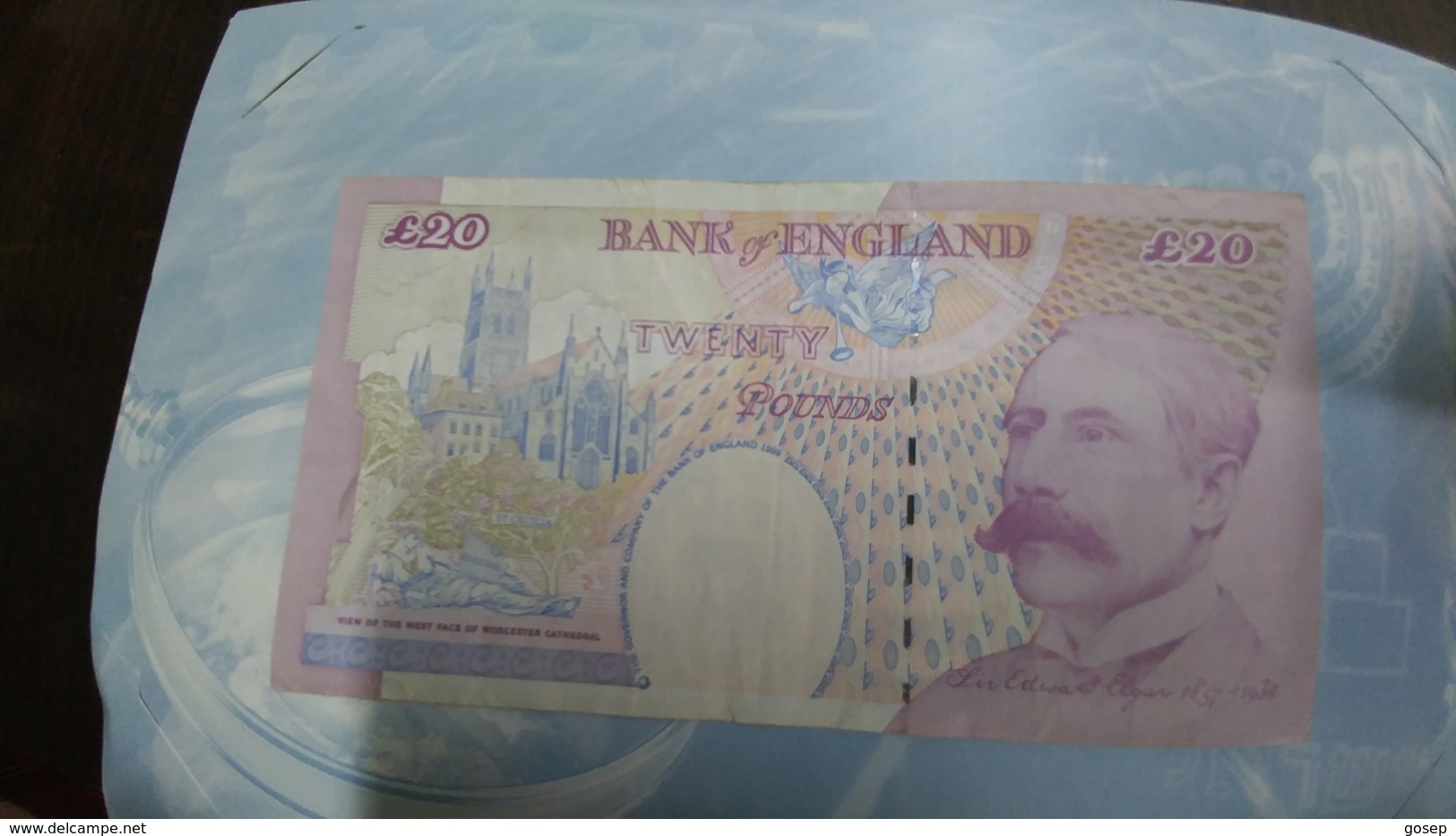 United Kingdom-(20 Pounds)(1999)-(number Note-AH72 144821)-very Good+1bank Note Other Country Free - 20 Pounds