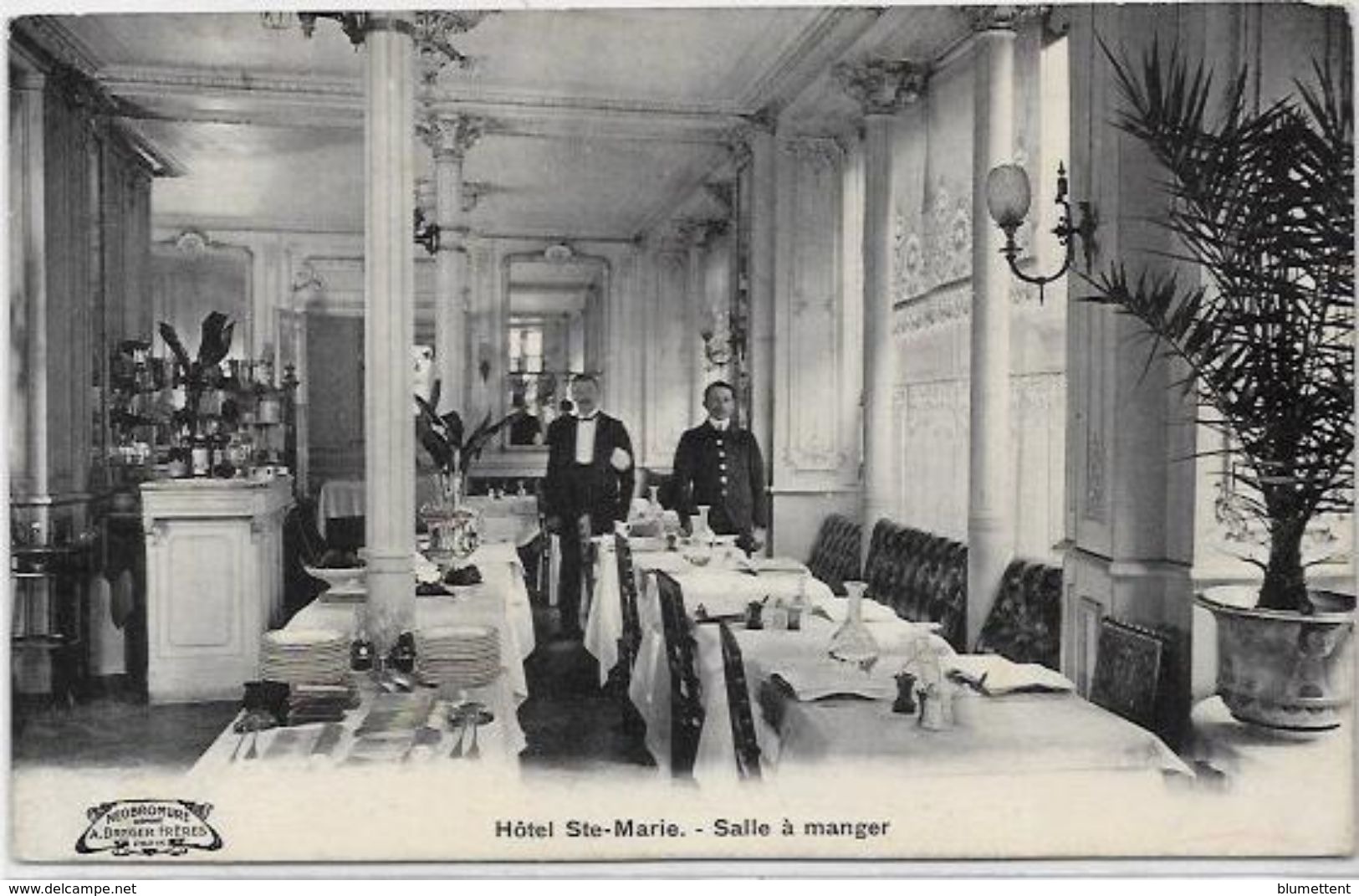 CPA Paris Hotel Sainte Marie Non Circulé - Cafés, Hoteles, Restaurantes