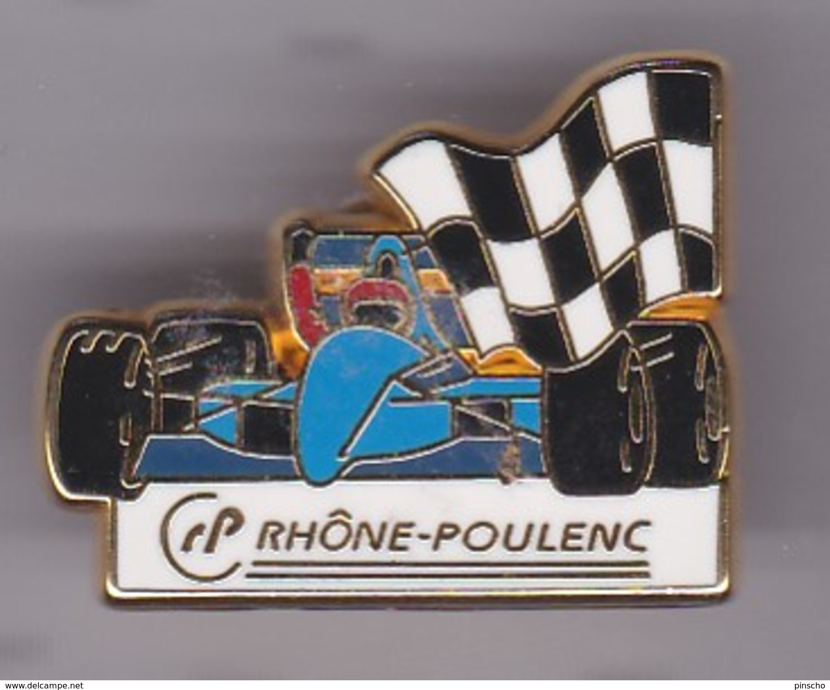 Pin's F 1 RHONE-POULENC SIGNE ARTHUS BERTRAND - Arthus Bertrand