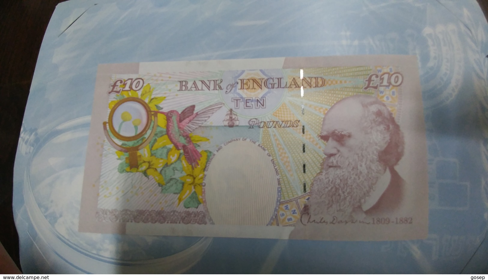 United Kingdom-(10 Pounds)-(2000)-(number Note-JJ10 795052)-u.n.c+1bank Note Other Country Free - 10 Ponden