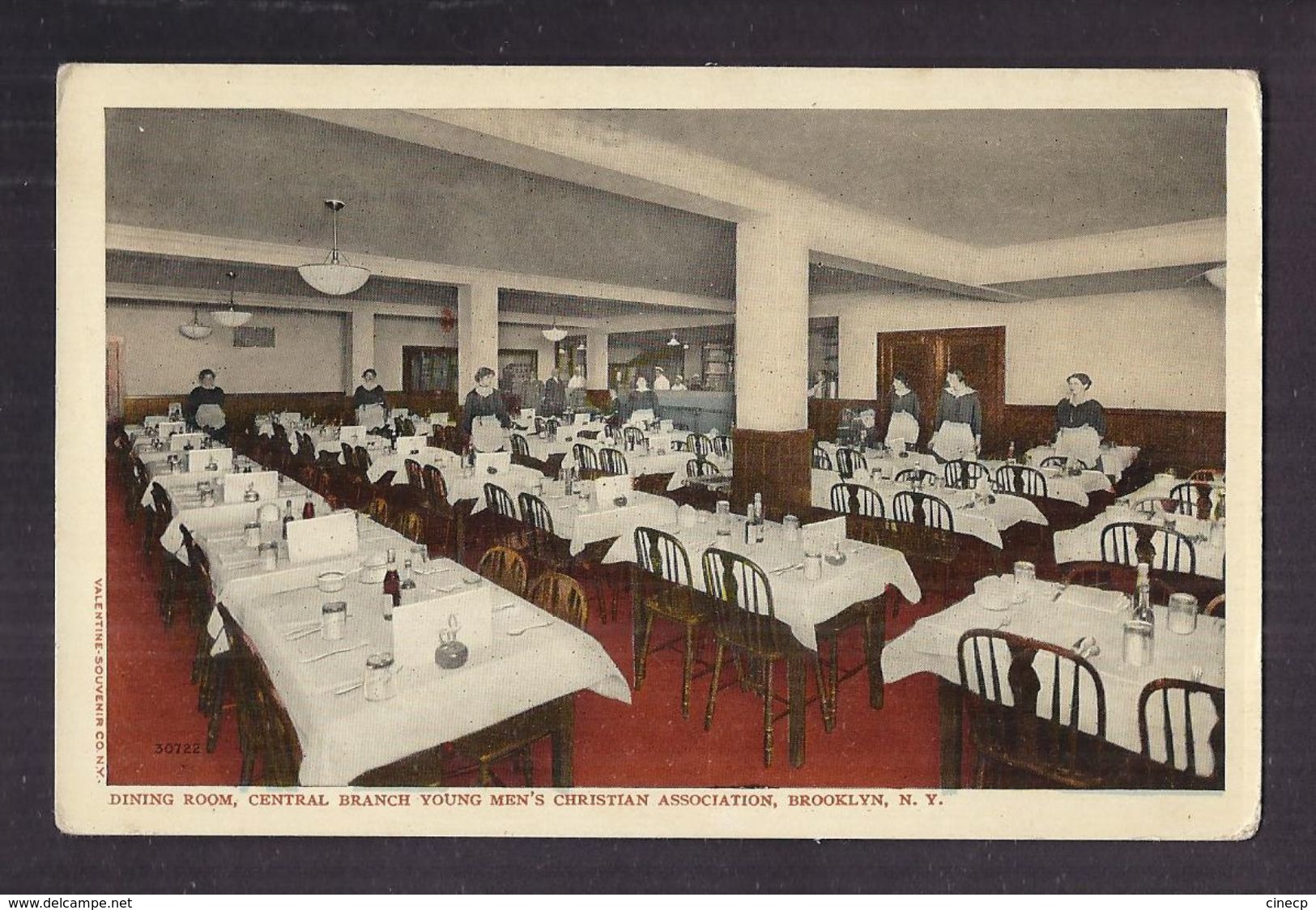 CPA USA - NEW YORK CITY - BROOKLYN - Dining Room , Central Branch Young Men's Christian Association ANIMATION Personnel - Brooklyn