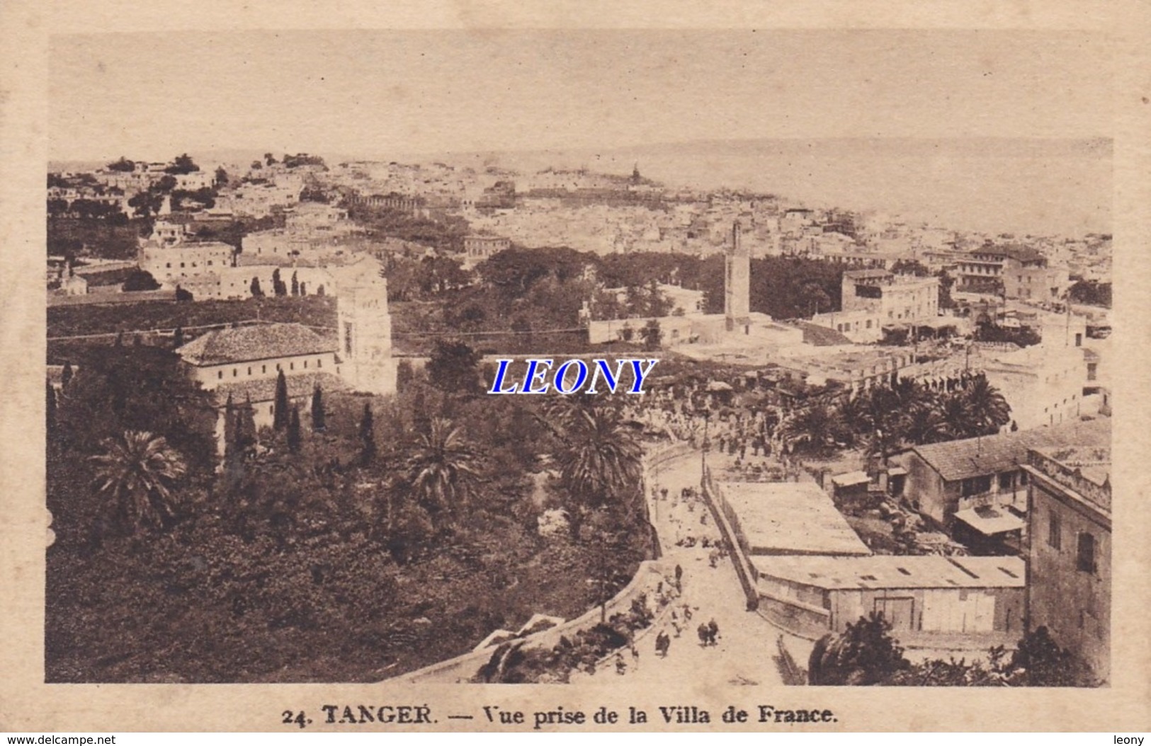 CPSM 9X14    Du MAROC -  TANGER - VUE PRISE De La VILLA De FRANCE  N° 24 - Tanger