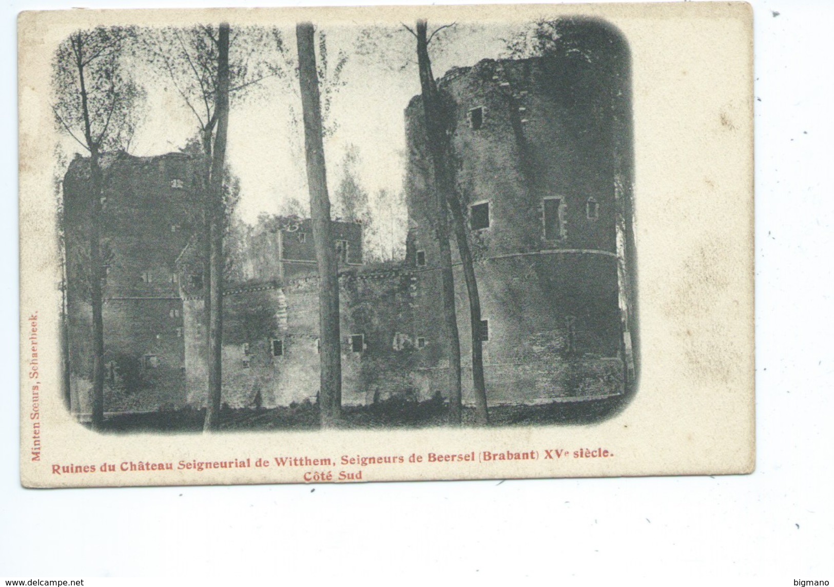 Witthem Ruines Du Château Seigneurial Seigneurs De Beersel - Beersel