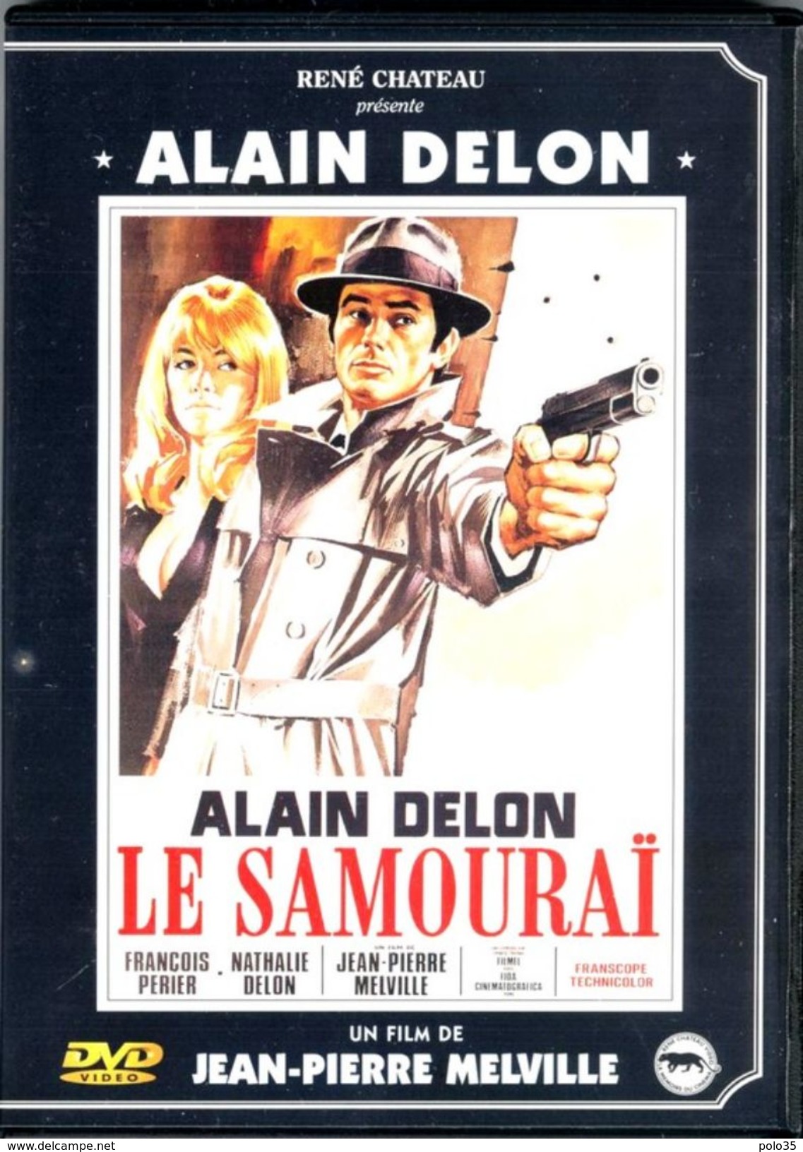 DVD. Le Samouraï. Alain Delon, François Perier, Nathalie Delon - Collection René Chateau - VR_DVD1 - Crime