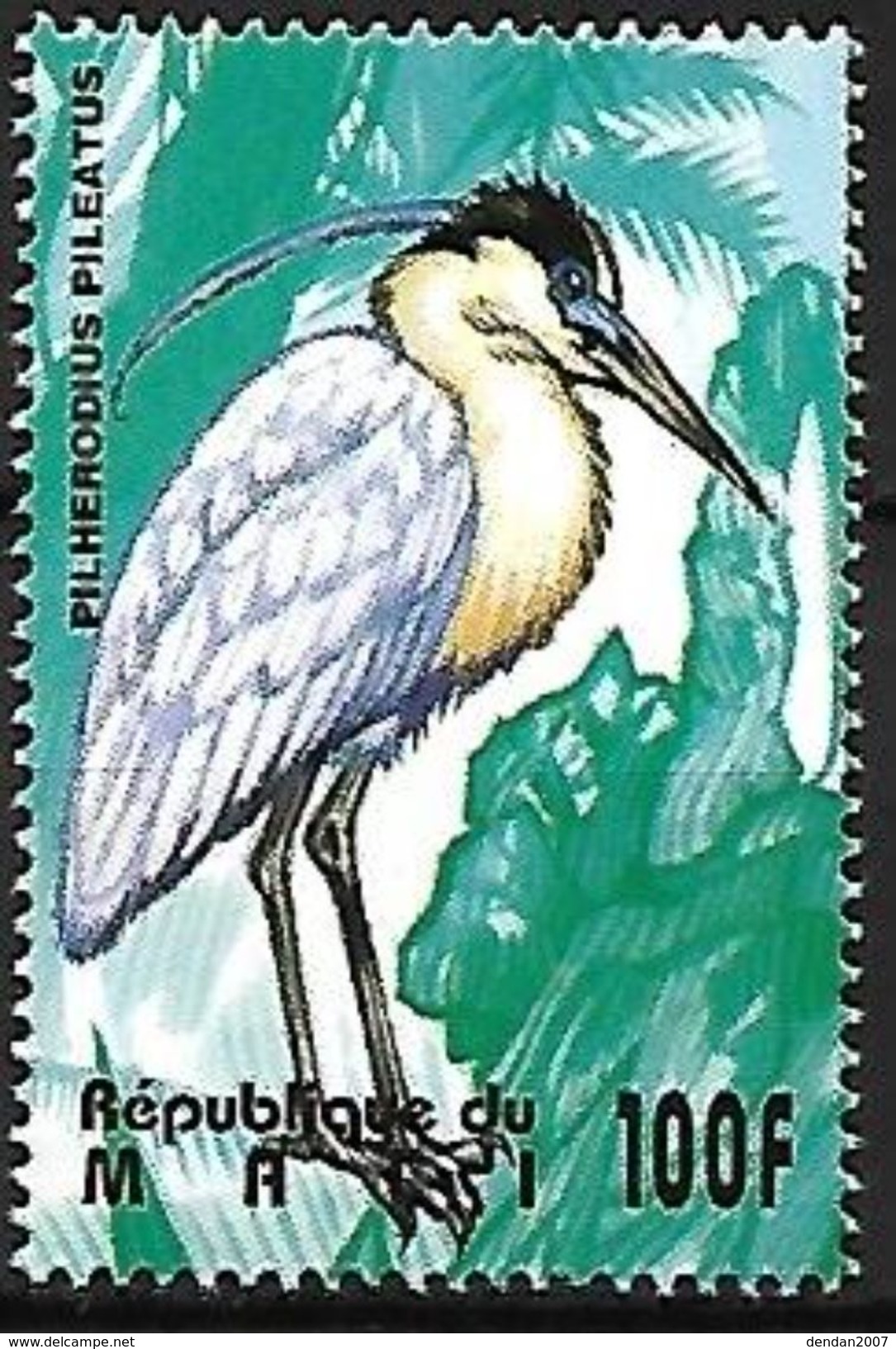 Mali - 1995 - MNH - Capped Heron (Pilherodius Pileatus) - Other & Unclassified