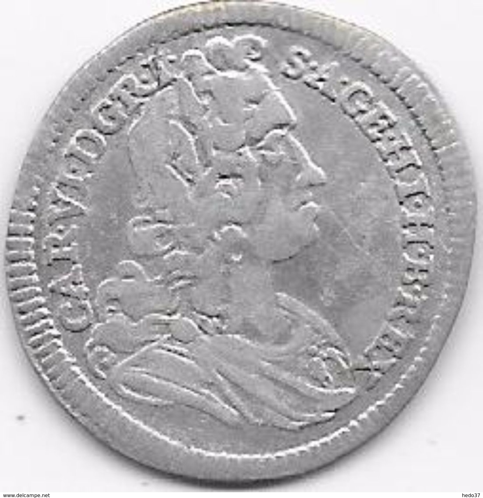 Autriche - Charles VI - 3 Groschen 1728 - Argent - Austria