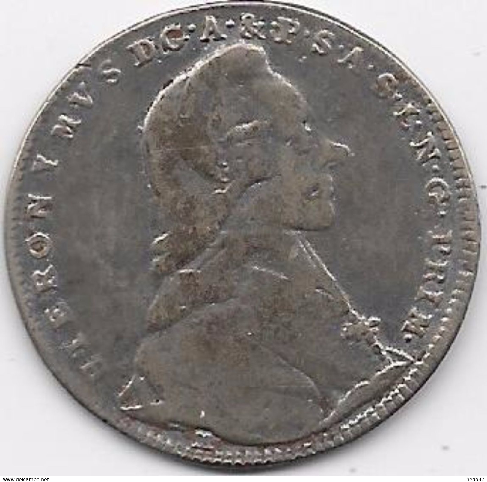 Autriche - Evêché De Salsbourg - Franz Joseph - 20 Kreuzer 1786 - Argent - Autriche