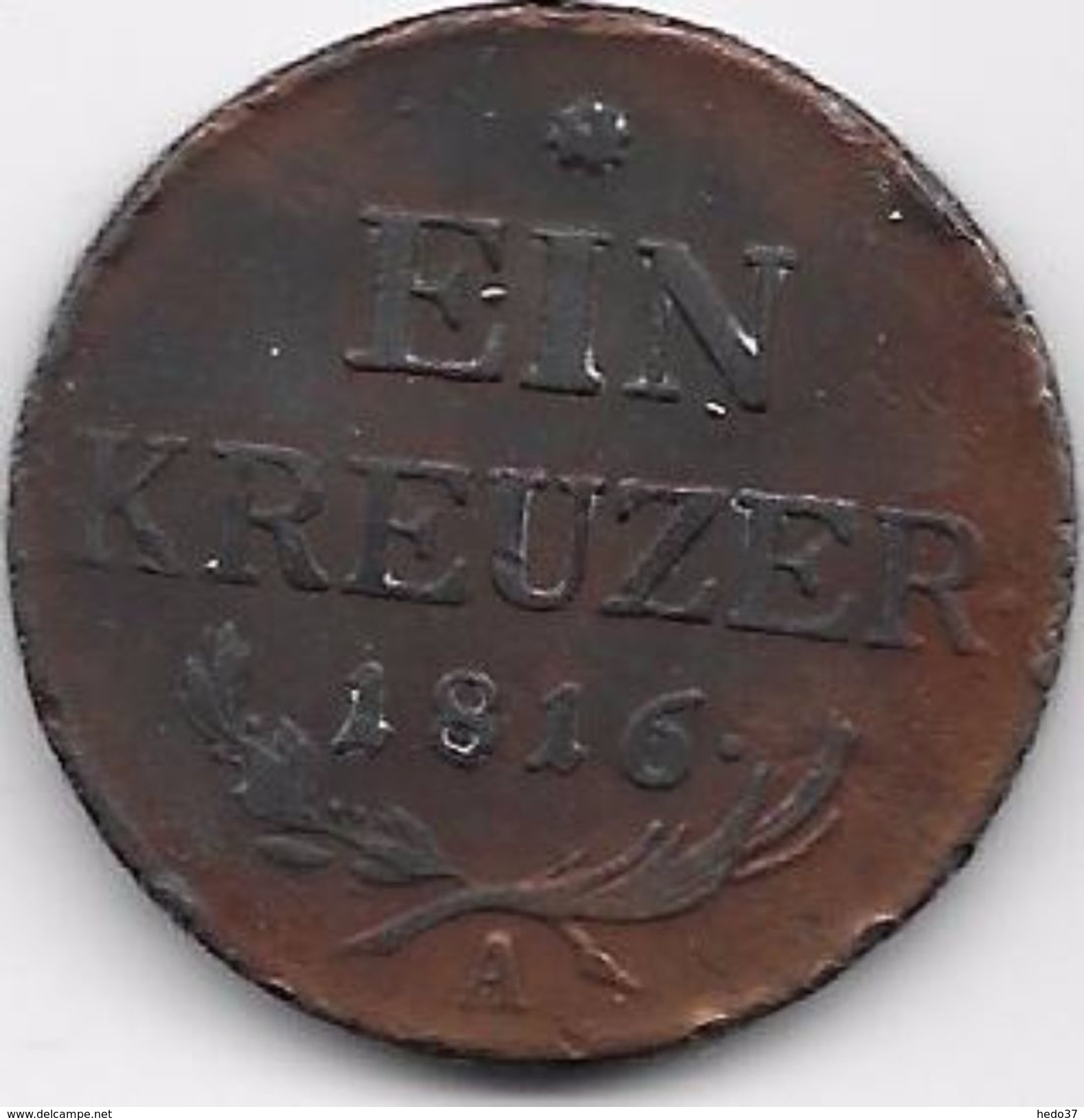 Autriche - Ein Kreuzer 1816 A - Autriche