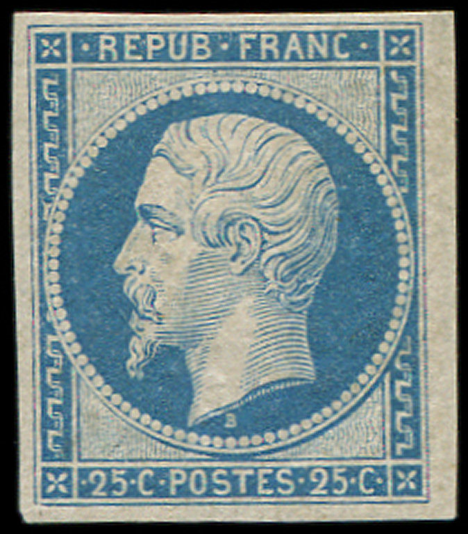 ** PRESIDENCE10   25c. Bleu, Superbe. C - 1852 Louis-Napoléon