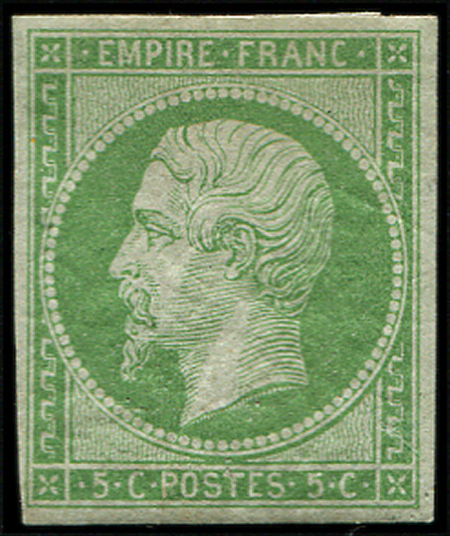 * EMPIRE NON DENTELE12    5c. Vert, TB - 1853-1860 Napoléon III