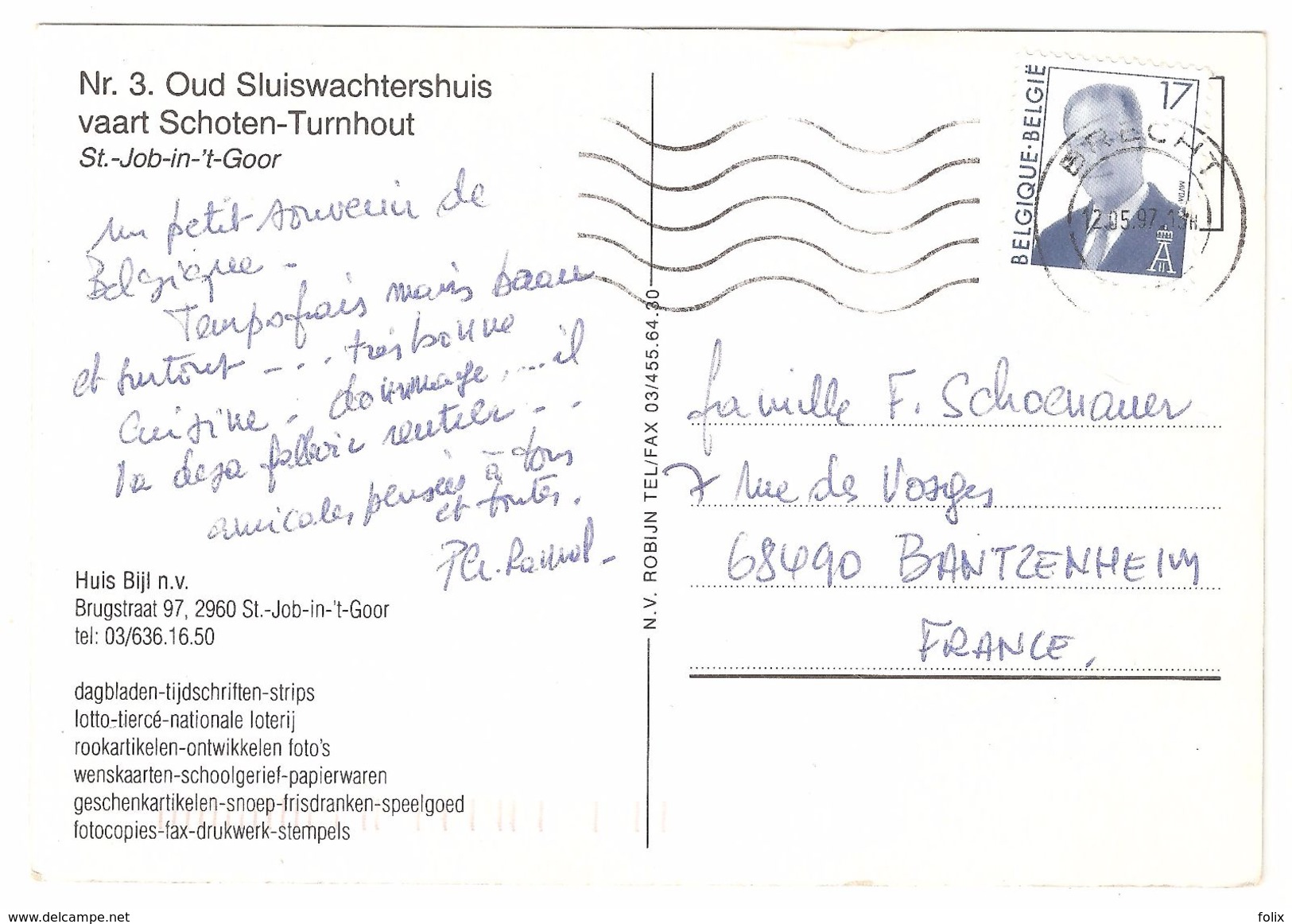 Sint-Job-in-'t-Goor - Oud Sluiswachtershuis Vaart Schoten-Turnhout - 1997 - Brecht