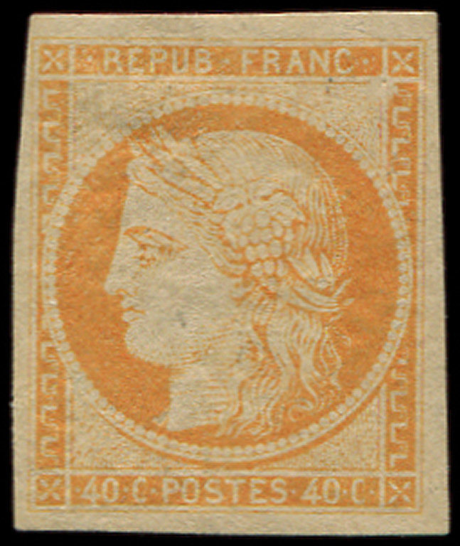 * 13   40c. Orange, TB - Autres & Non Classés